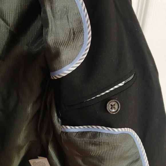 Banana Republic Stretch black blazer Size 8 Business Career Office Old Money - Picture 5 of 9